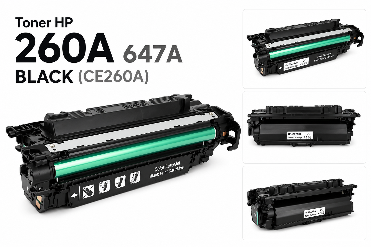 INQ HP 647A CE260A Black