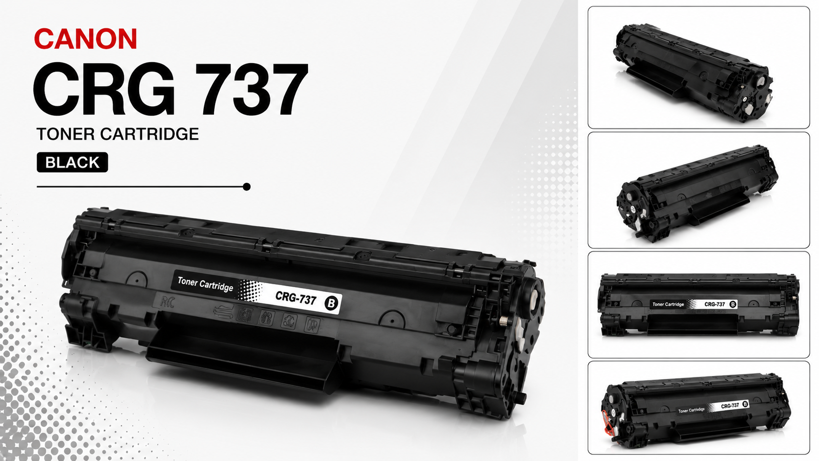INQ Canon CRG737 Black