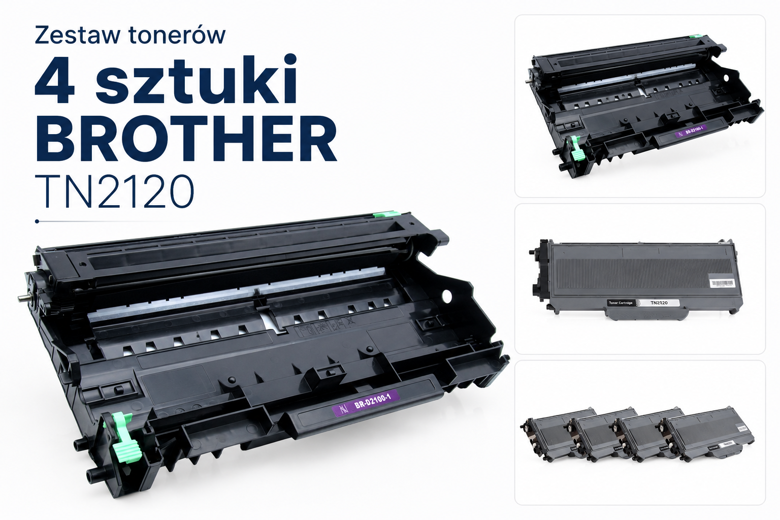 Zestaw tonerów Brother TN2120 INQ