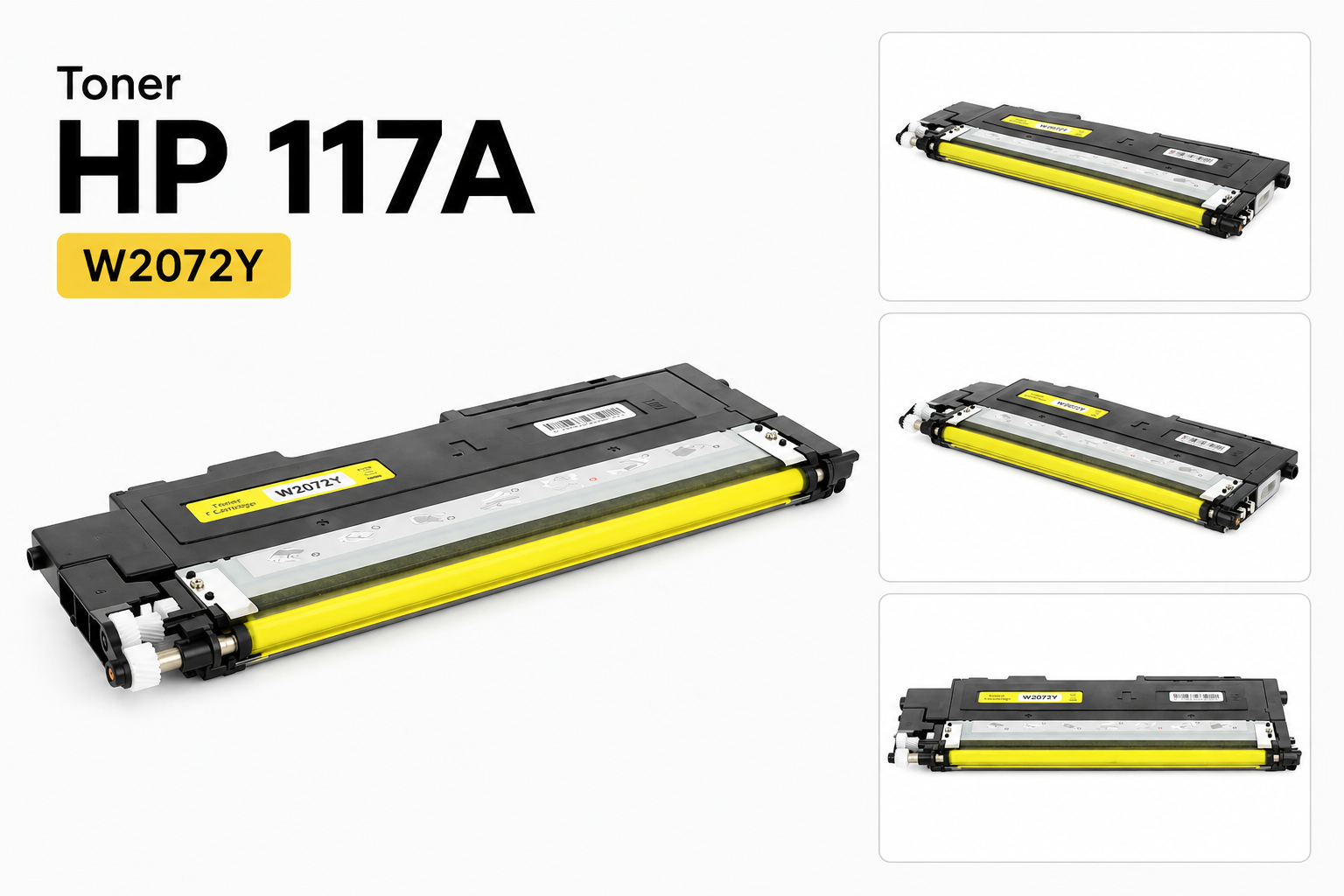 Toner HP 117A W2072A YELLOW