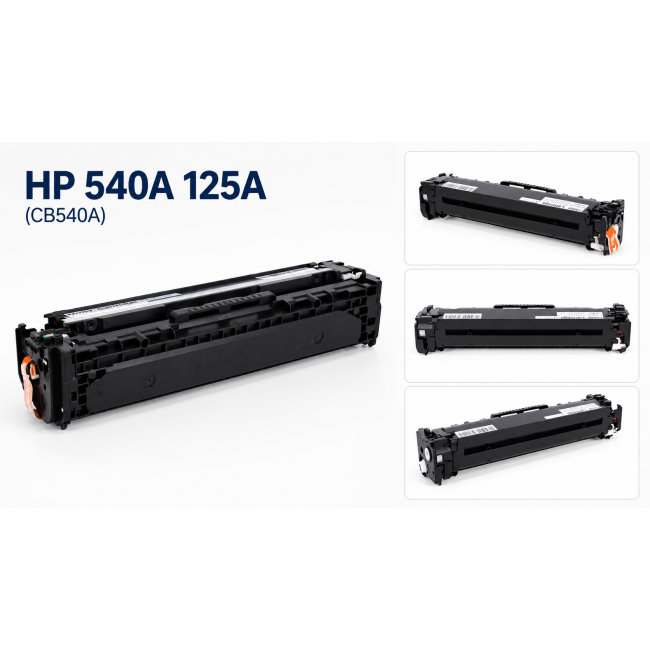 Toner HP 540A 125A BLACK do drukarek CP1215/ CP1217/ CP1515/ CP1518/ CM1312 (CB540A)