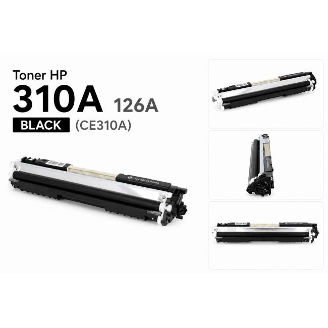 Toner HP 310A 126A BLACK do drukarek  CP1025 CP1025NW MFP M175A (CE310A)