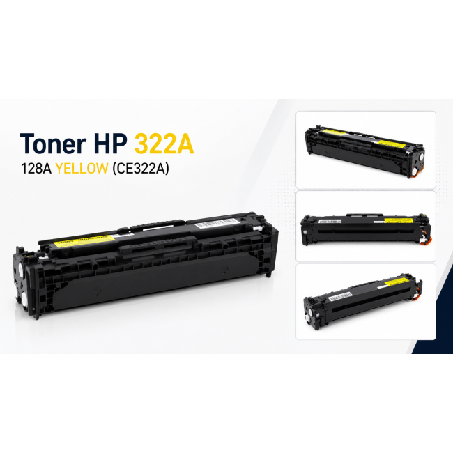 Toner HP 322A 128A YELLOW do drukarek CP1525 CP1525NW CM1415FW (CE322A)