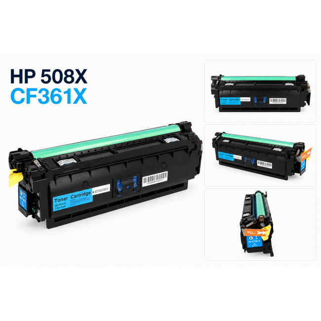 Toner HP 508X CF361X CYAN do drukarek M552 M553 M577DN
