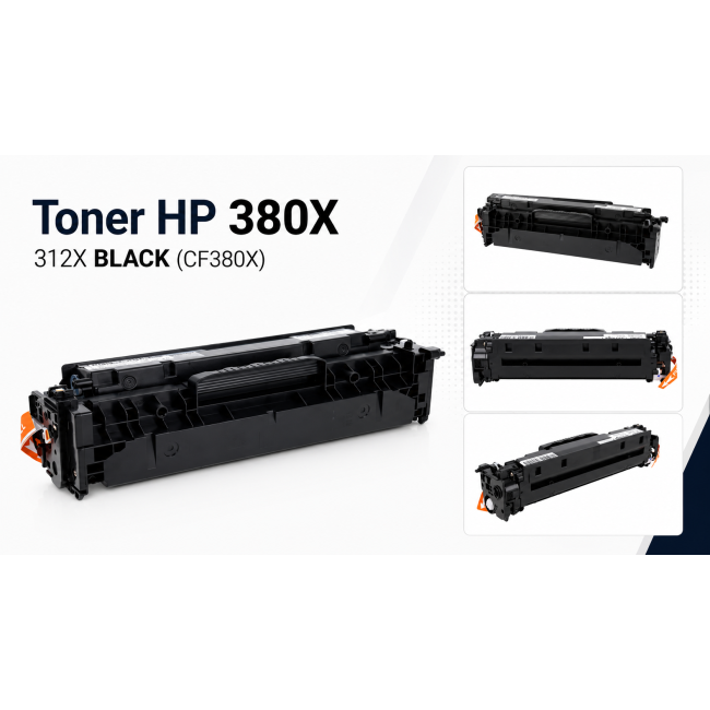 Toner HP 380X 312X BLACK do drukarek ProM476DN Pro M476DW M476NW HP312 (CF380X)