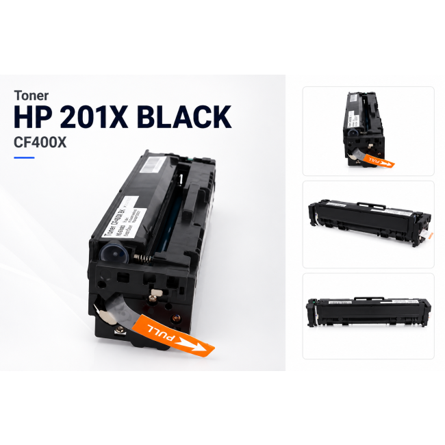 Toner HP 201X BLACK do drukarek HP Color LaserJet Pro M252dw M277dw CF400X