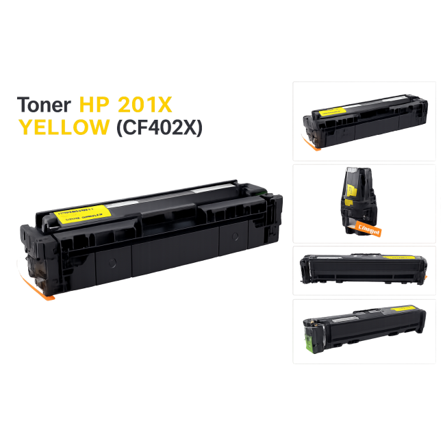 Toner HP 201X YELLOW do drukarek HP Color LaserJet Pro M252dw M277dw (CF402X)