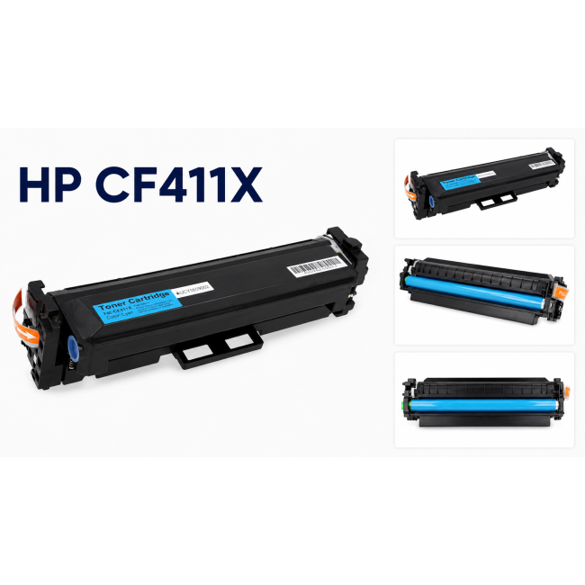 Toner HP CF411X CYAN do drukarek HP Color LaserJet Pro M452 M377 M477 CF411