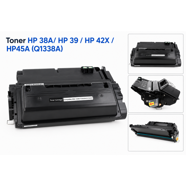 Toner HP 38A/ HP 39 / HP 42X / HP45A do drukarek 4200 4200N 4200TN 4250 4350 (Q1338A)