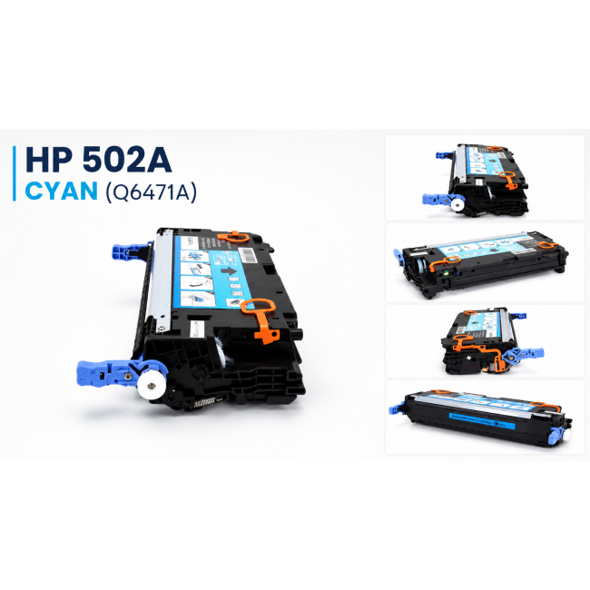 Toner HP 502A CYAN do drukarek HP Color LaserJet 3600 3800 3505 (Q6471A)