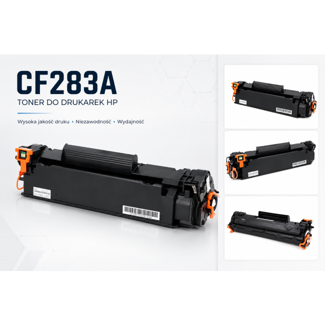 Toner HP 83A CF283A zamiennik INQ – do LaserJet Pro M125, M127, M201, M225