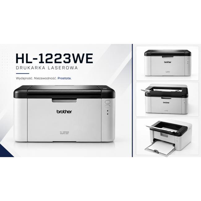 Drukarka jednofunkcyjna laserowa (mono) Brother HL-1223WE